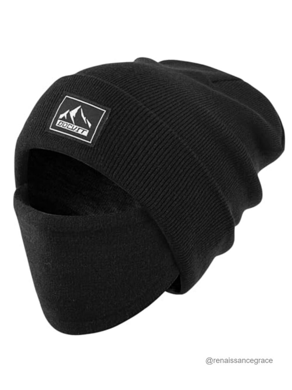 Knit Cuffed Beanie Unisex Skull Cap Winter Ski Hat Stretchable Hand Wash